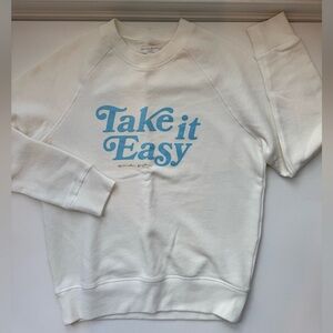 New condition women’s Spiritual Gangster “Take It Easy” Crewneck & Jogger Set M
